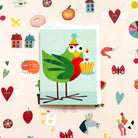 Mini Bird and Cake Everyday Greetings Card