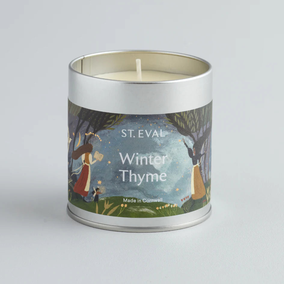 Winter Thyme Scented Tin Candle