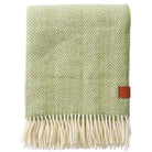 Herringbone Aloe Vera Recycled Wool & Lambswool Throw