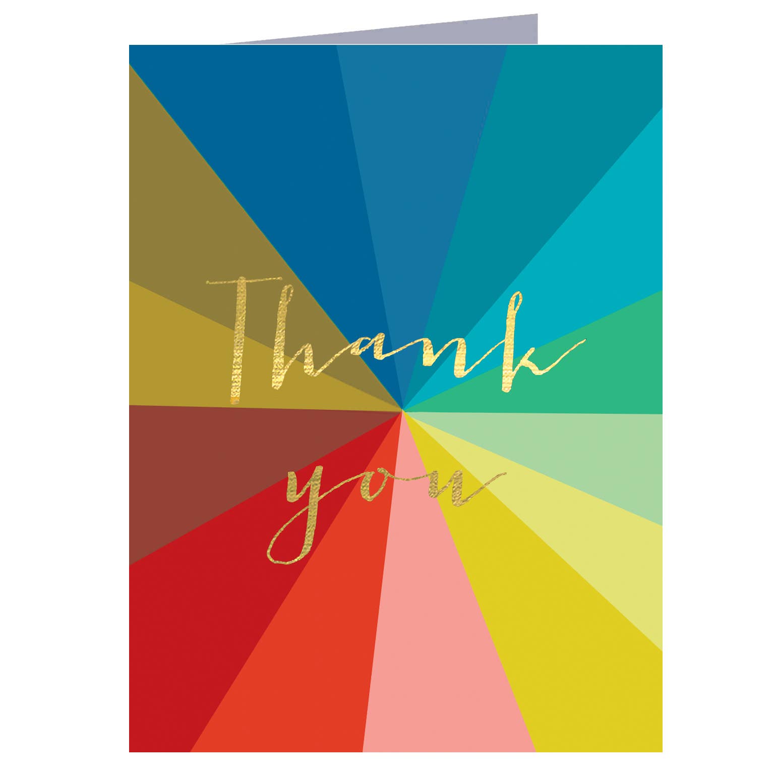 Mini Gold Foiled Thank You Card