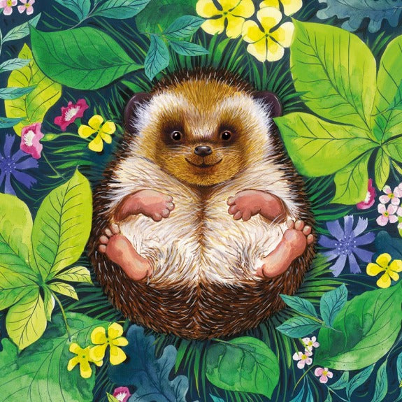 Greetings Card: Happy Hedgehog