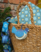 Blue Dove Printed Decoration