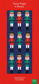 4 Sheets Printed Tissue Paper: Nutcracker