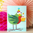 Mini Bird and Cake Everyday Greetings Card