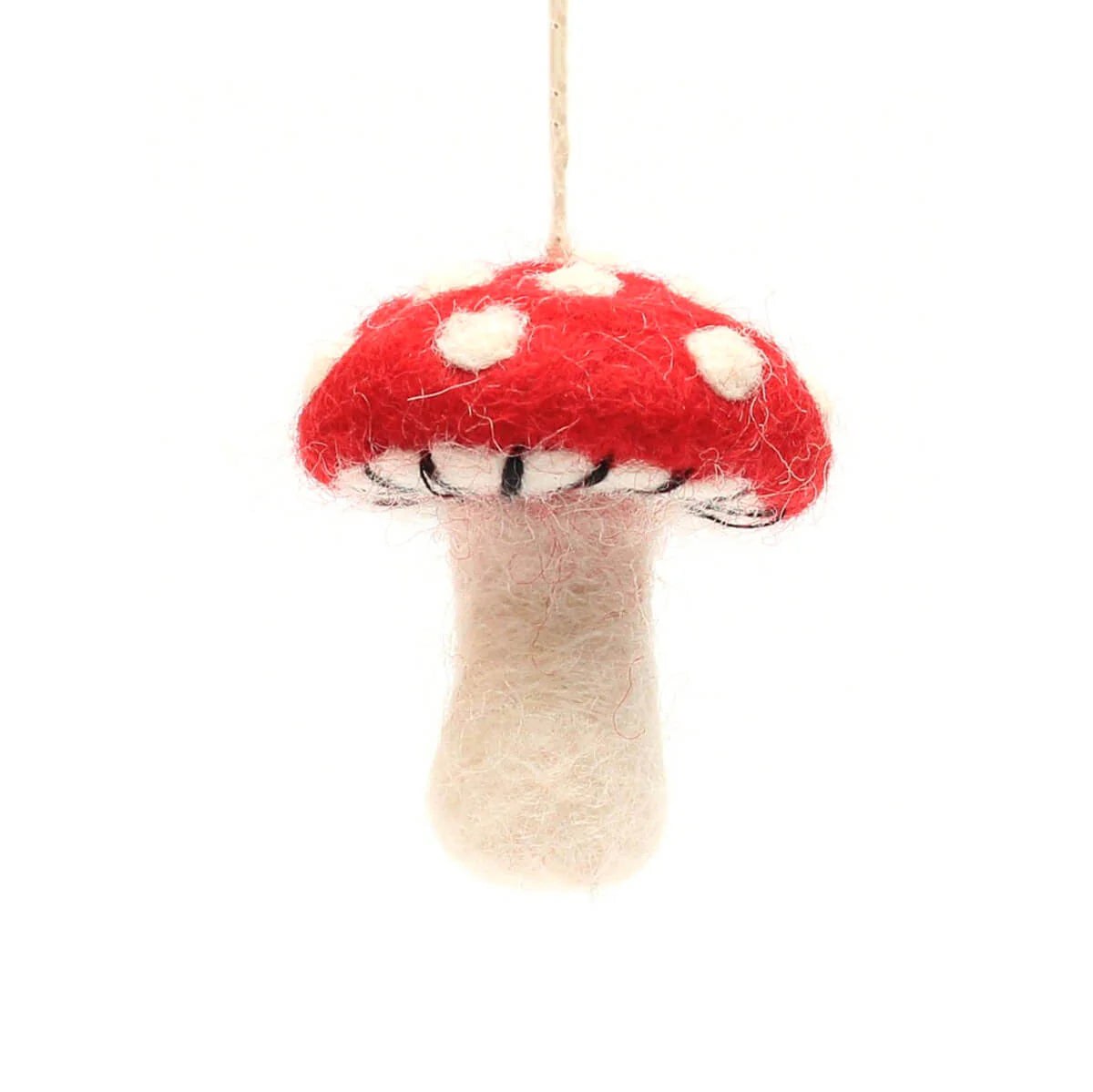 Mini Toadstool Hanging Decoration