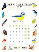 Bird Desk Calendar 2025 