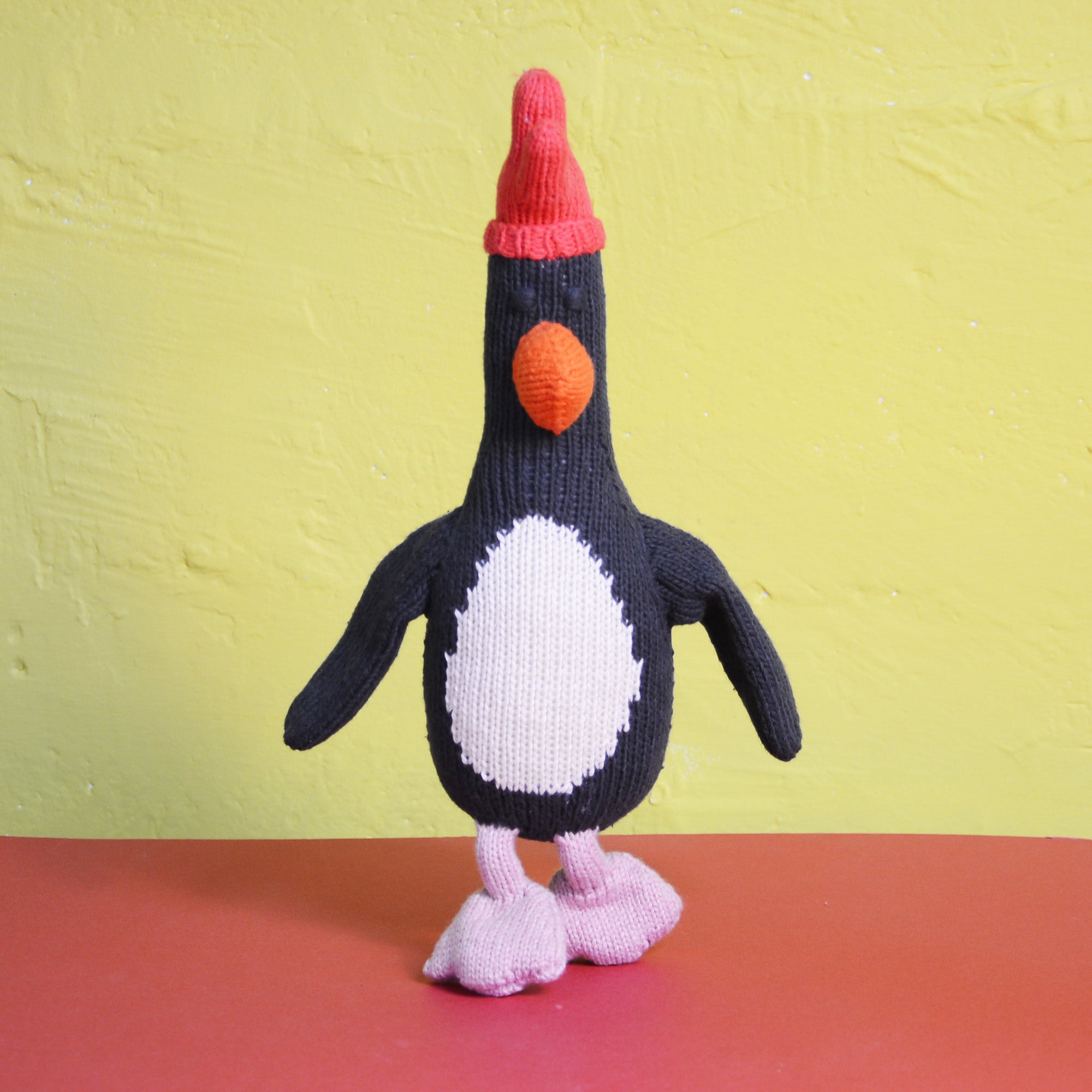 Hand Knitted Feathers McGraw Soft Toy