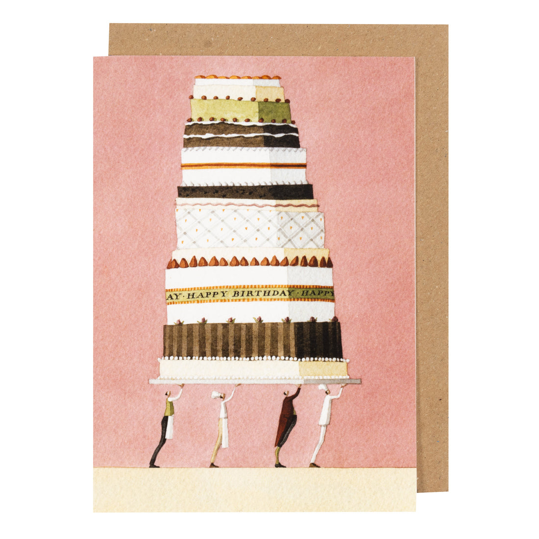 Birthday Cake - Greeting Card Laura Stoddart