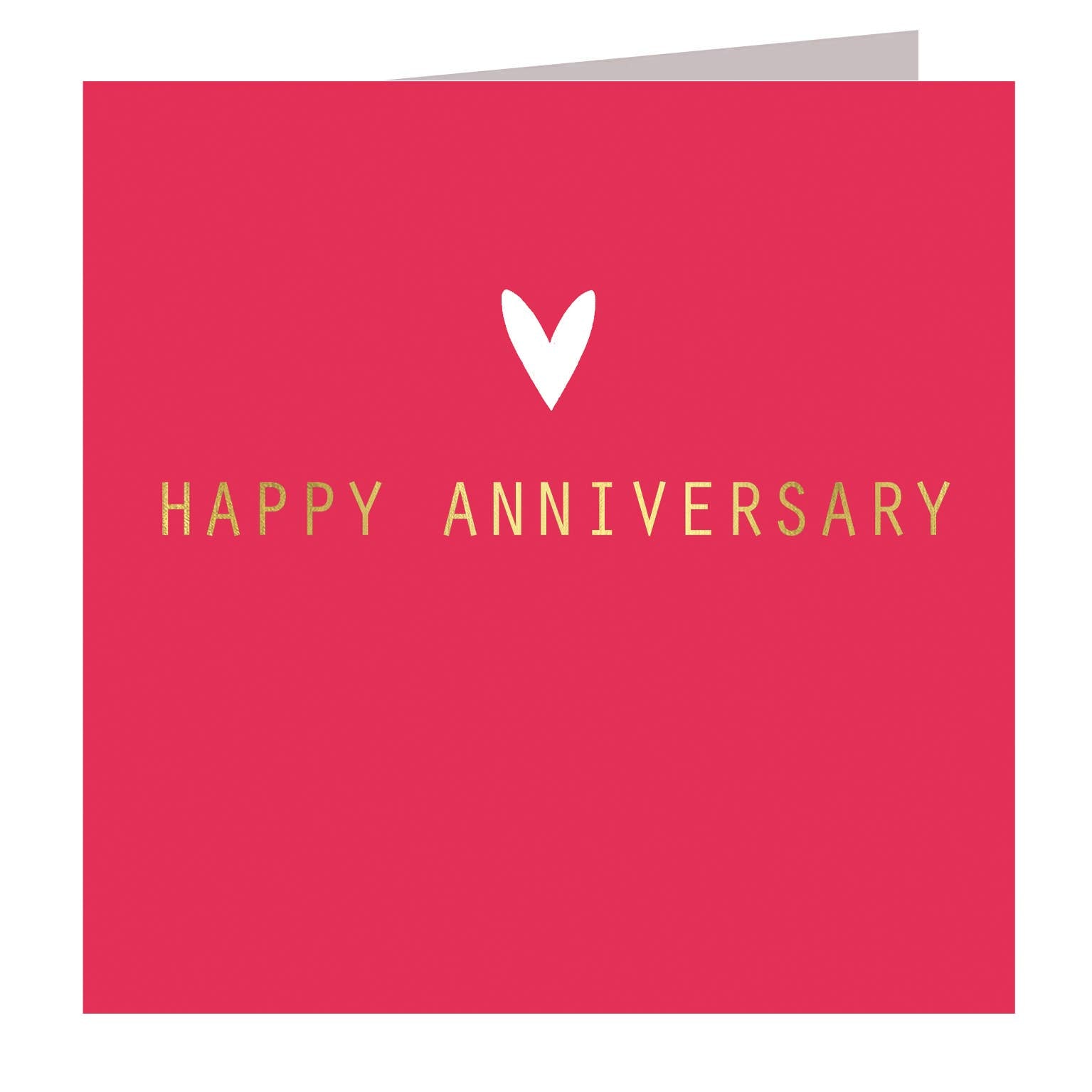 Gold Foiled Anniversary Card