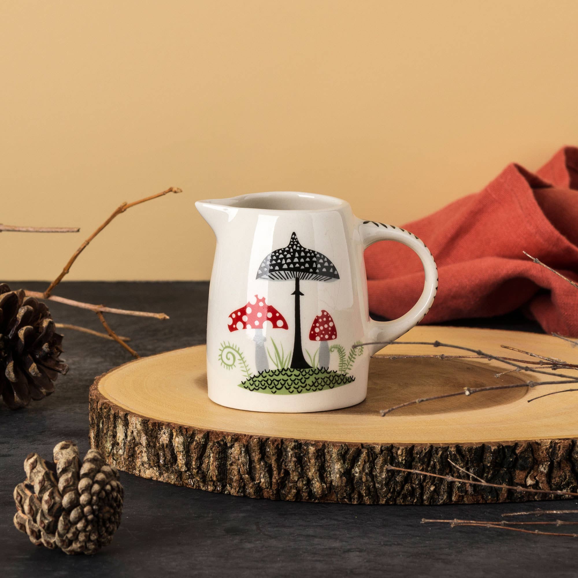 Handmade Ceramic Toadstool Small Jug