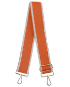 Orange Plain Edge Bag Strap