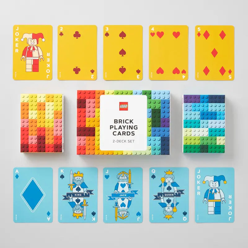 LEGO Brick Playing Cards.