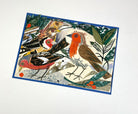 Winter Feast trifold greetings card collage by Mark Hearld