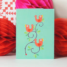 Mini Singing Birds Card