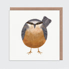 Nuthatch Individual Card: Garden Birds Collection