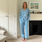 Jaipur Blue & Turquoise Cotton Pyjamas