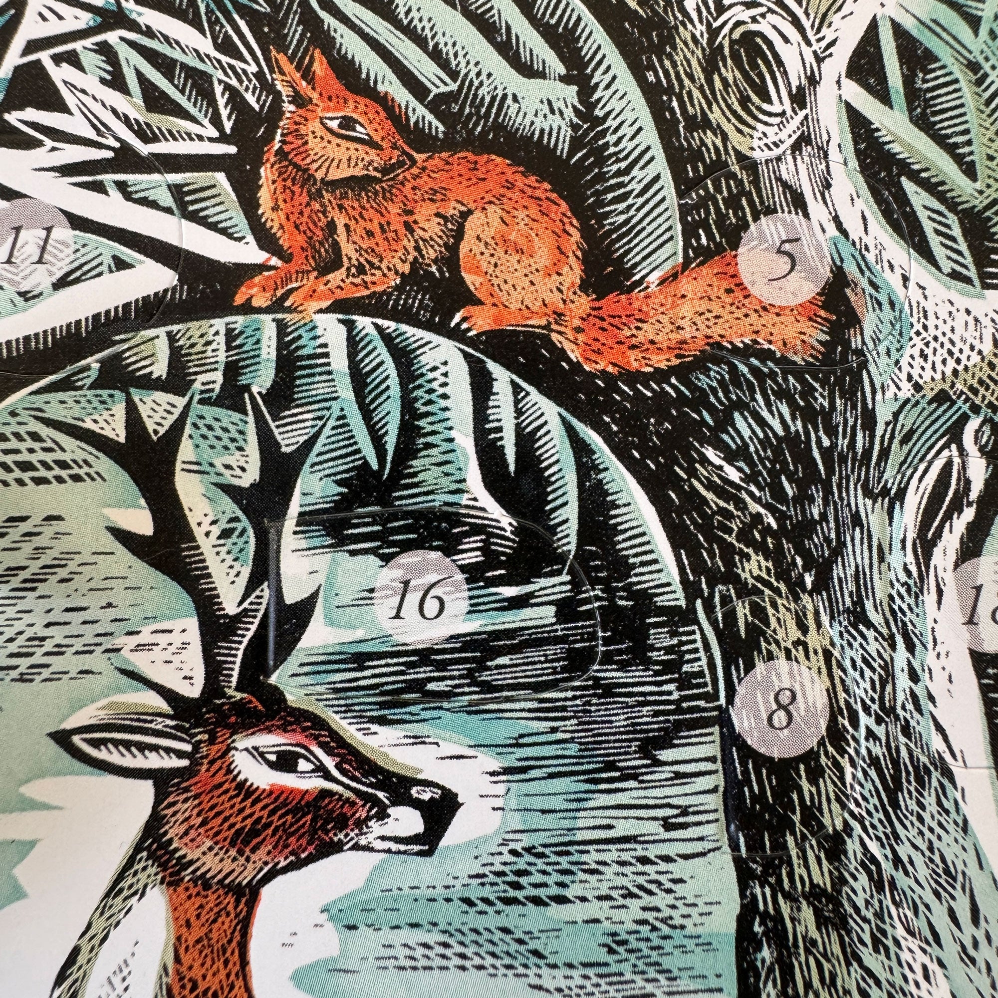 Winter Woodland advent card