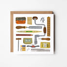 Woodworking Tools Greeting Card