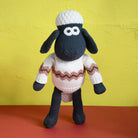 Hand Knitted Shaun the Sheep Soft Toy