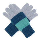 blue gloves 