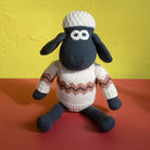 Hand Knitted Shaun the Sheep Soft Toy