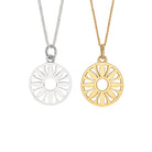 Flower Power Token Charm Necklace